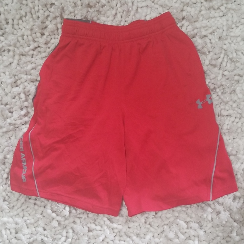 {Under Armour} Boys Red Shorts
